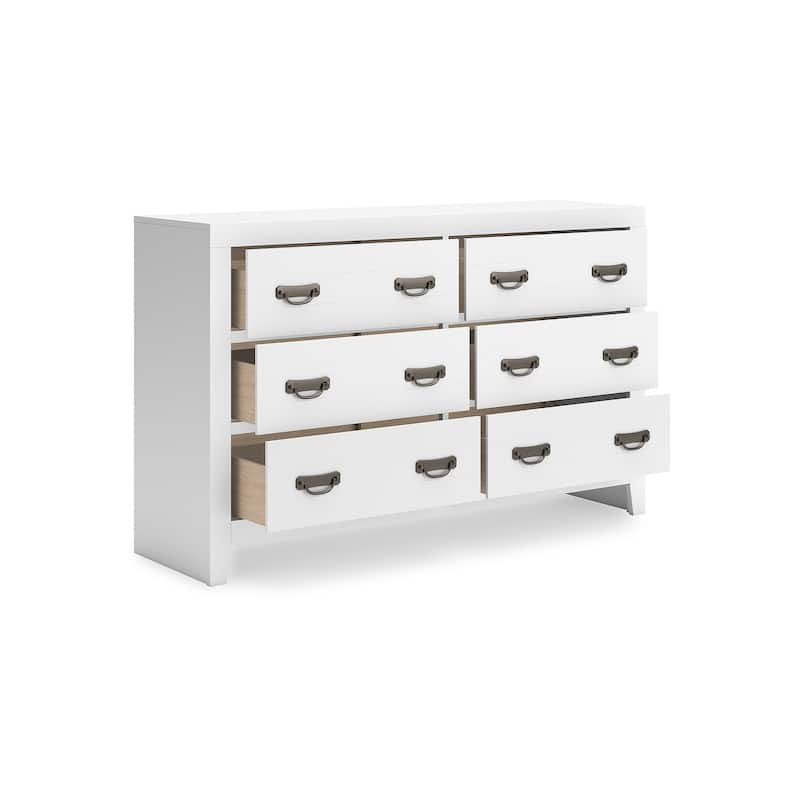 Signature Design by Ashley Binterglen White Dresser