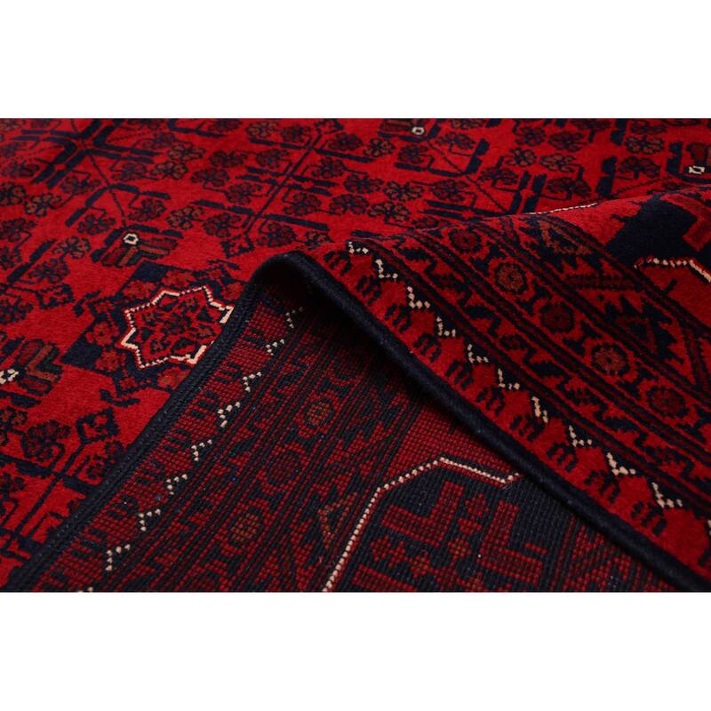 ECARPETGALLERY Hand-knotted Finest Khal Mohammadi Red Wool Rug - 5'9 x 7'10
