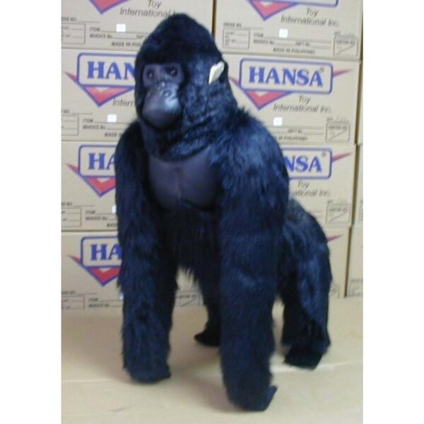 stuffed silverback gorilla