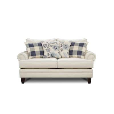 Catalina Linen Stationary Loveseat