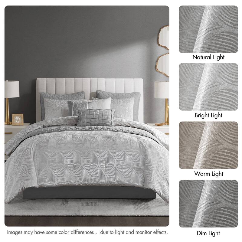 Madison Park Nocturne 10 Piece Jacquard Comforter Set