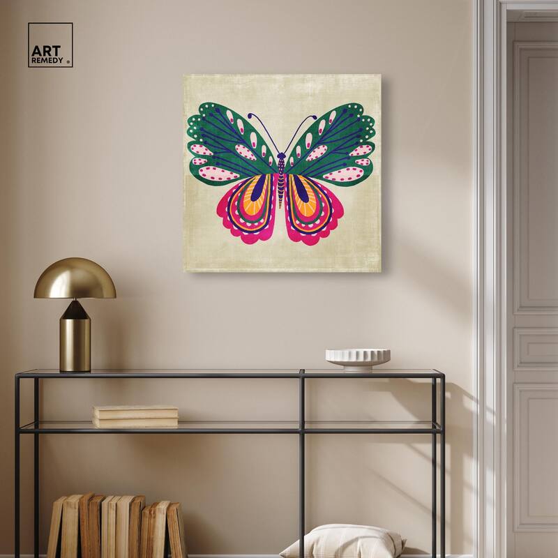 Butterfly Wings Canvas by Art Remedy, Gallery Wrapped