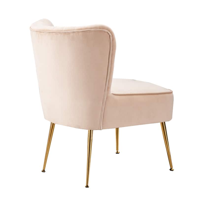 Haven Contemporary Velvet Upholstered Accent Chair