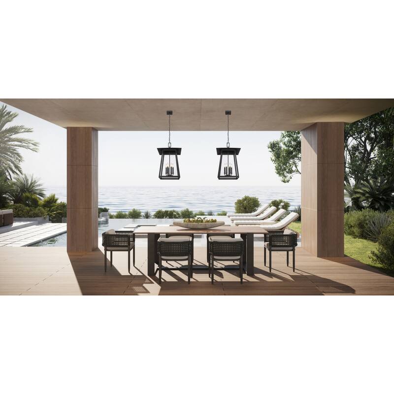 Z-Lite 5015CHXXL Rainer 6 Light 18" Wide Marine Grade Outdoor Taper