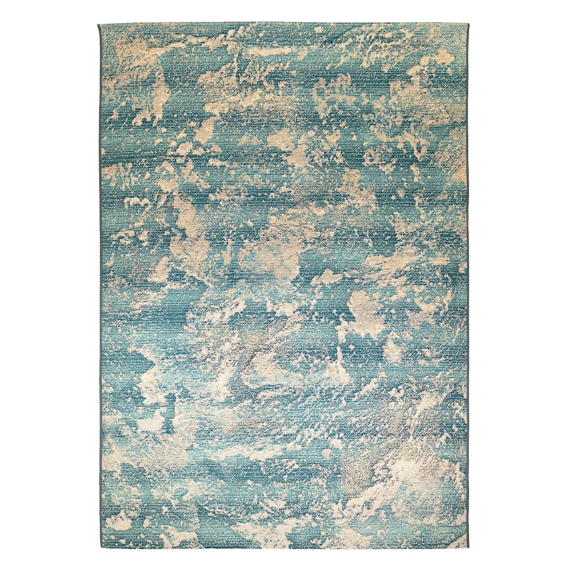 Liora Manne Marina Stormy Sea Abstract Indoor/ Outdoor Area Rug