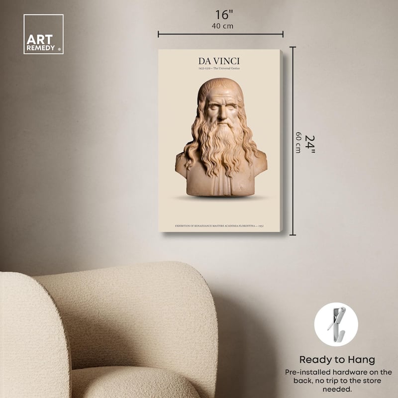 Universal Genius Canvas by Art Remedy, Gallery Wrapped
