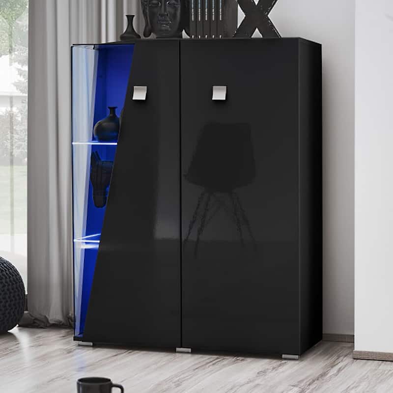 Edge WSN Modern 35" Curio Cabinet