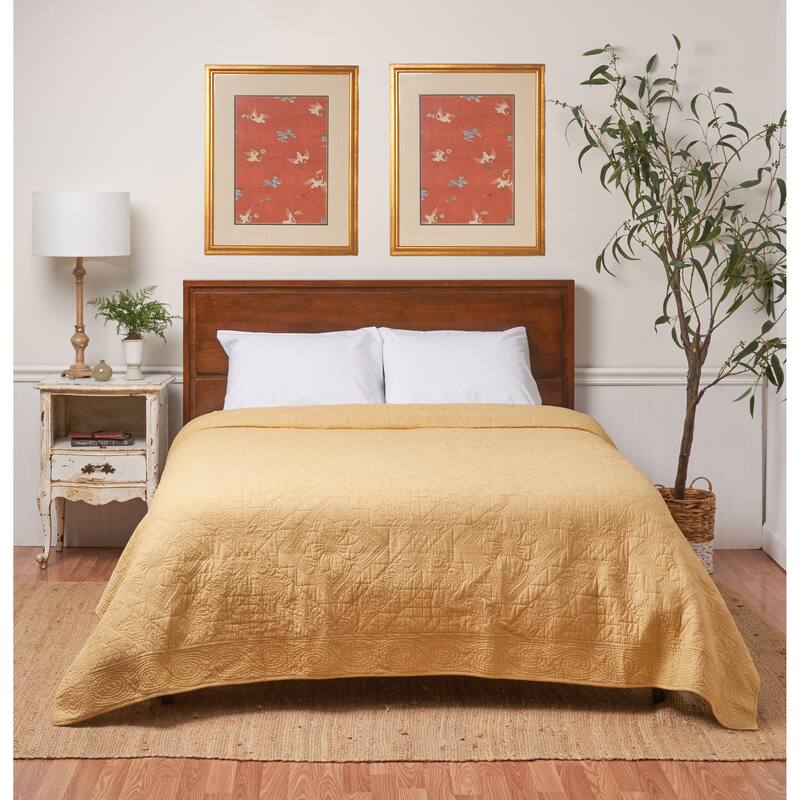 Asheville Cornsilk Quilt