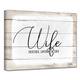 Olivia Rose 'Wife' Canvas Textual Wall Art - Bed Bath & Beyond - 31493255