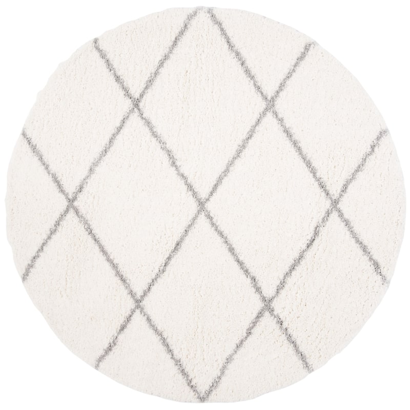 SAFAVIEH Parma Shag Sinda Trellis 1.2-inch Thick Rug