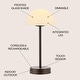 preview thumbnail 22 of 31, JONATHAN Y Eliza 24.75" Industrial Designer Metal LED Task Lamp with USB Charging Port, Black - 12.5"
