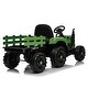 preview thumbnail 82 of 81, Ride on Tractor with Trailer,12V Battery Powered Electric Tractor Toy w/Remote Control Green