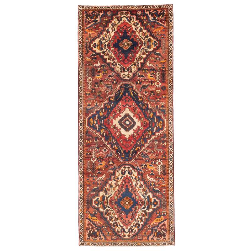 ECARPETGALLERY Hand-knotted Konya Anatolian Red Wool Rug - 4'0 x 10'9