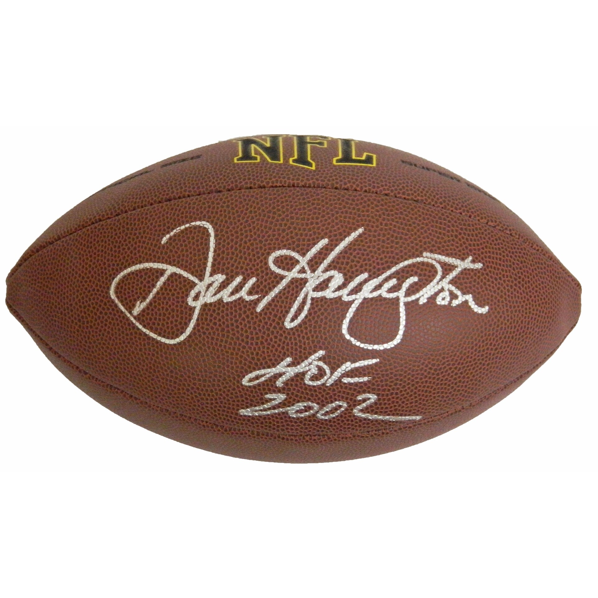 Shop Dan Hampton Wilson Nfl Full Size Super Grip Football Whof