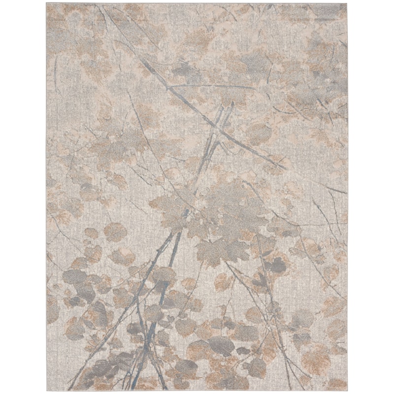 Calvin Klein CK950 Rush Indoor only Grey Abstract Area Rug - 8' x 10' - Grey/Multicolor - Rectangle