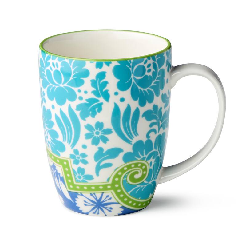 Certified International Pavillion 16 oz. Mugs, Set of 6 Assorted Designs