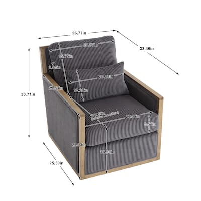 Swivel Barrel Chair Accent Chair Club Chair