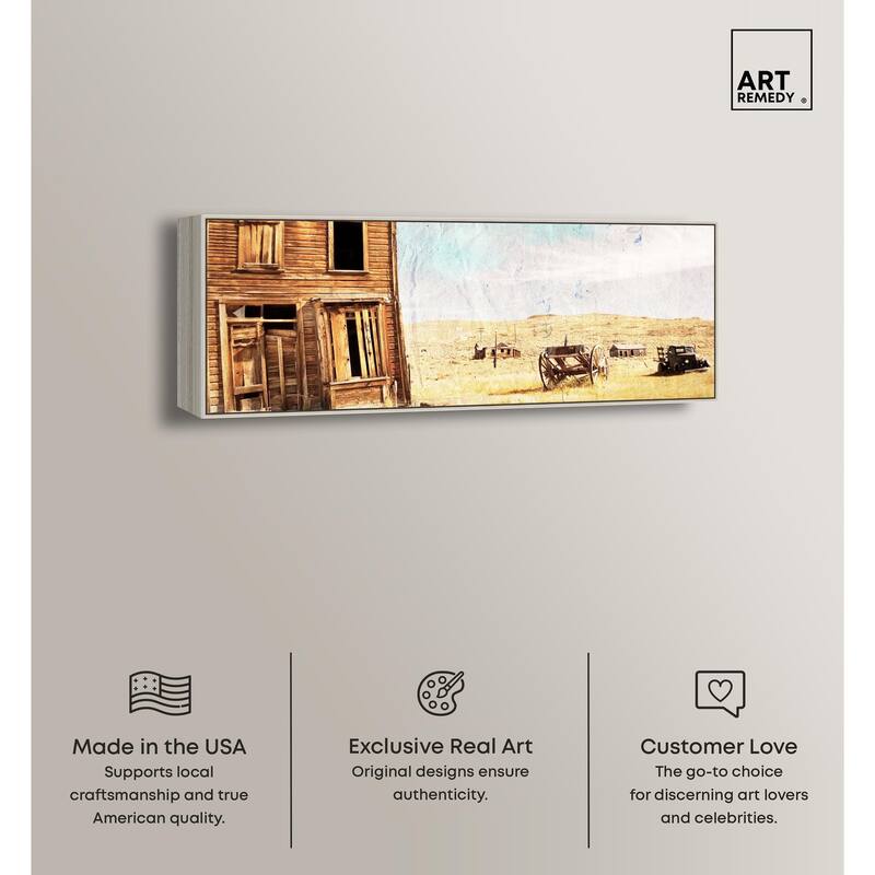 Ranch Panoramic Canvas by Art Remedy