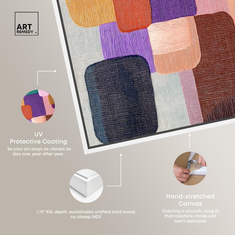 Color Block Cadence I Canvas by Art Remedy