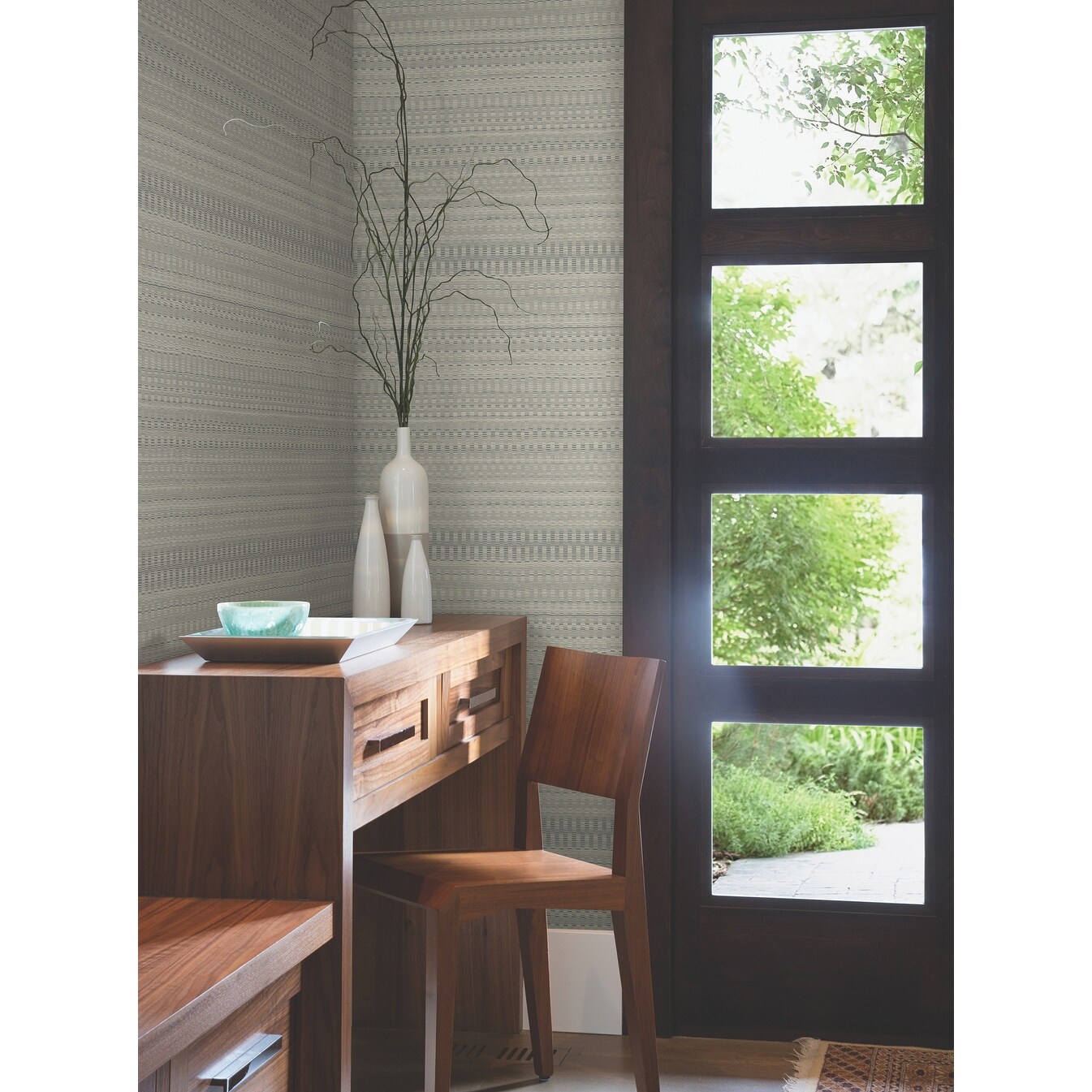 York OI0626 New Origins Linen Tapestry Stitch Wallpaper