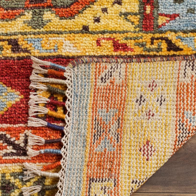 SAFAVIEH Hand-knotted Nomad Iliyana Southwestern Tribal Wool Rug