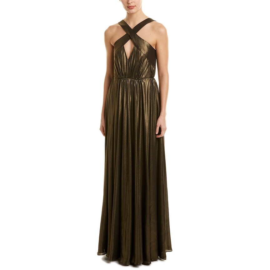 halston heritage gown