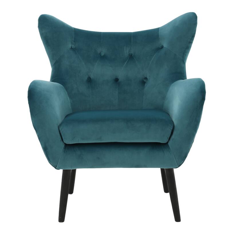 Mid Century Armchair Wingback Chairs Sofa Chair Accent Chairs - Green