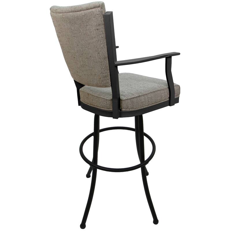 Swivel Extra Tall 34" (35") Metal Bar Stool Montana on Noam Base - 34" Seat