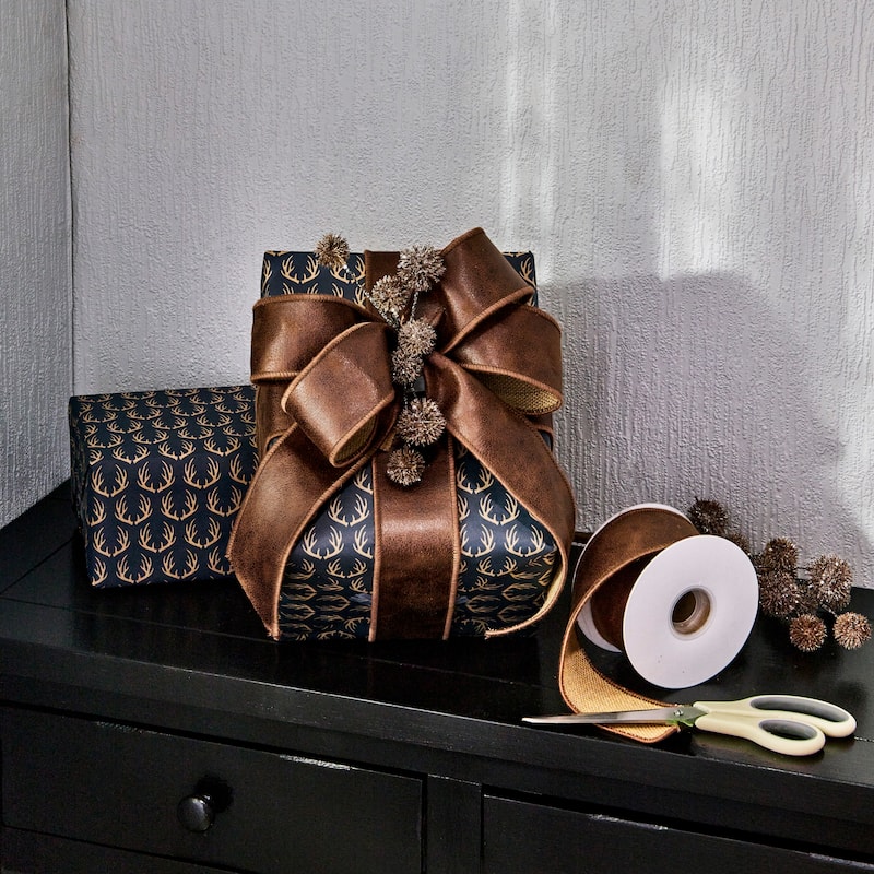 2.5"X5Y Leather Jute Ribbion