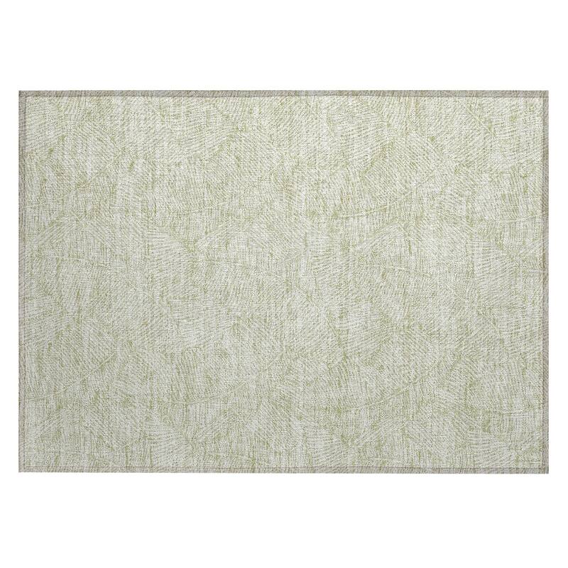 Machine Washable Indoor/ Outdoor Chantille Tropical Palm Rug