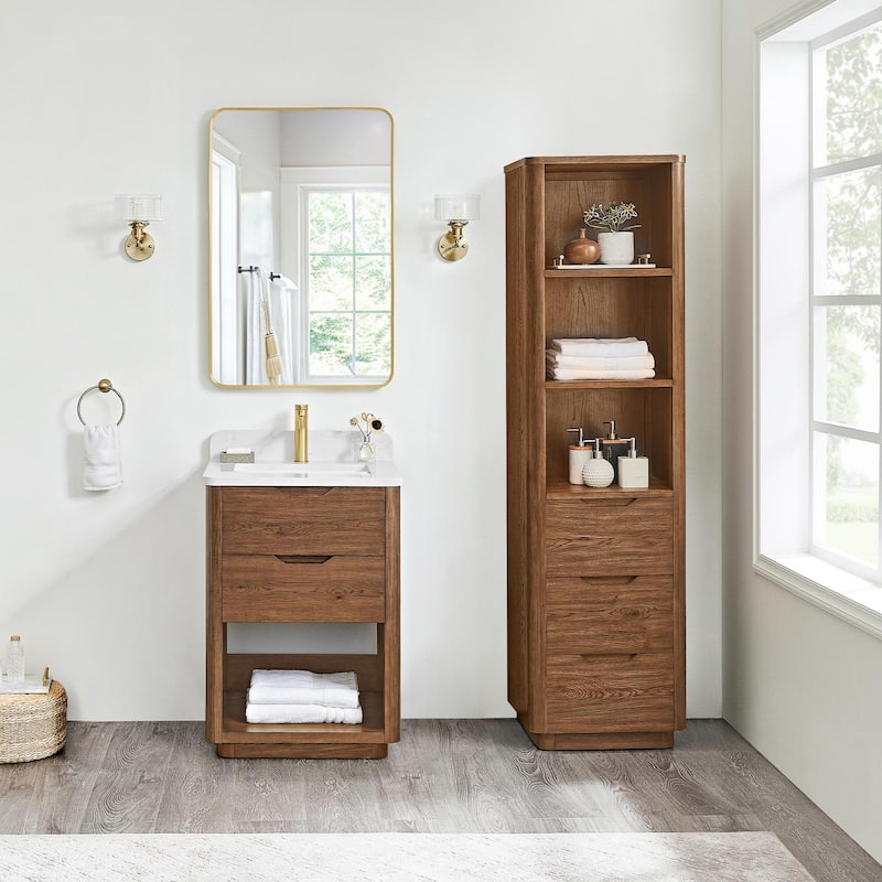 Miseno MV-HARB24-GW Harbin 24" Free Standing Single Basin Vanity Set