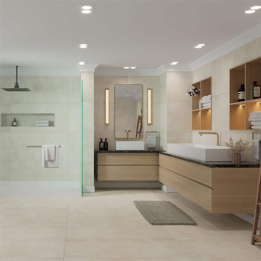 Merola Tile Pictura Veleia 23-1/2" x 47" Porcelain Floor and Wall Tile