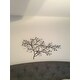 Willow Multicolored Metal and Glass Tree Wall Sculpture