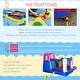 preview thumbnail 4 of 7, Outsunny Kids Bounce Castle House Inflatable Trampoline Water Slide Pool Climbing Wall 5 in 1 with Inflator for Kids Age 3-8