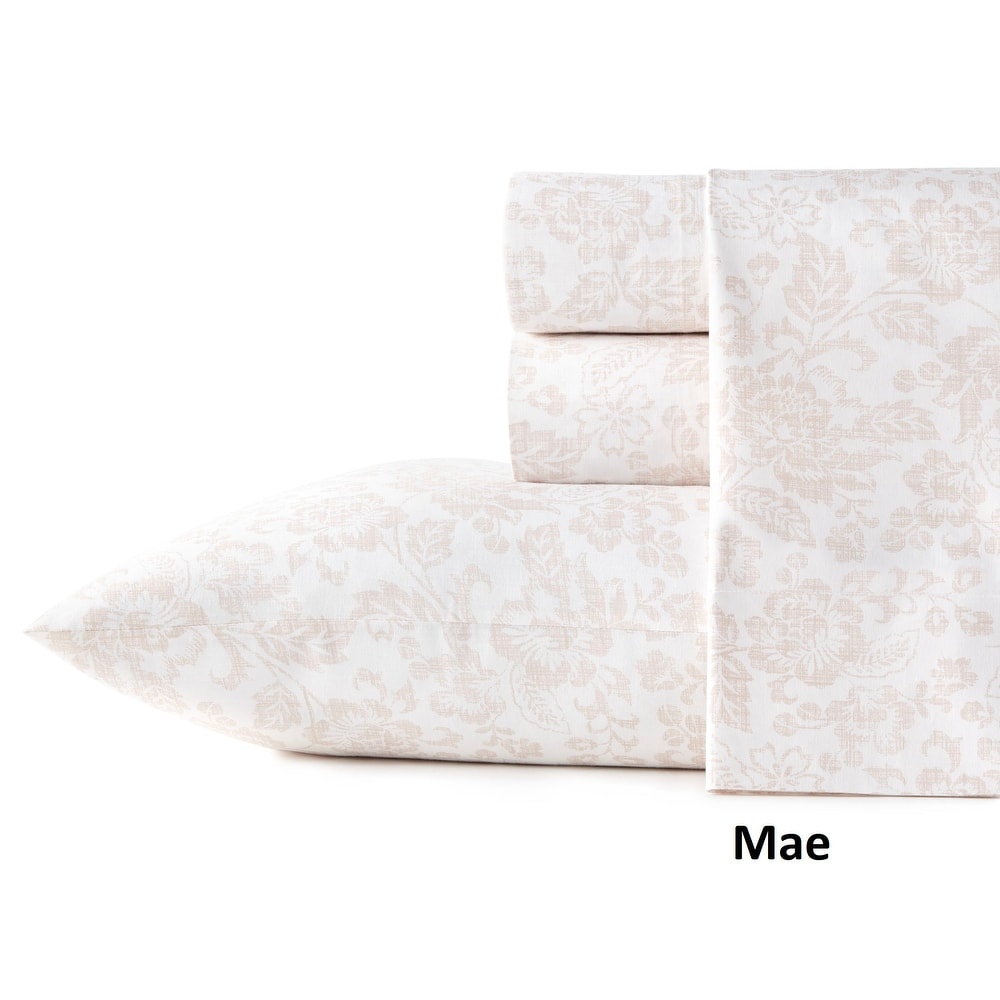 Stone Cottage Cotton Percale Printed Sheet Set