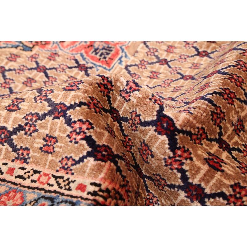 ECARPETGALLERY Hand-knotted Anatolian Vintage Light Brown Wool Rug - 5'5 x 9'8