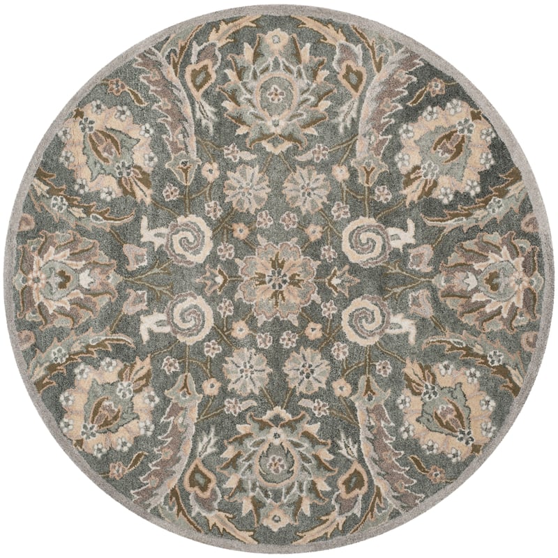 SAFAVIEH Handmade Bella Faith Modern Floral Wool Rug