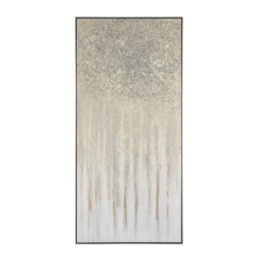 Elk Home Vesper Gold Fabric 28.5 Inch Wide Wall Art