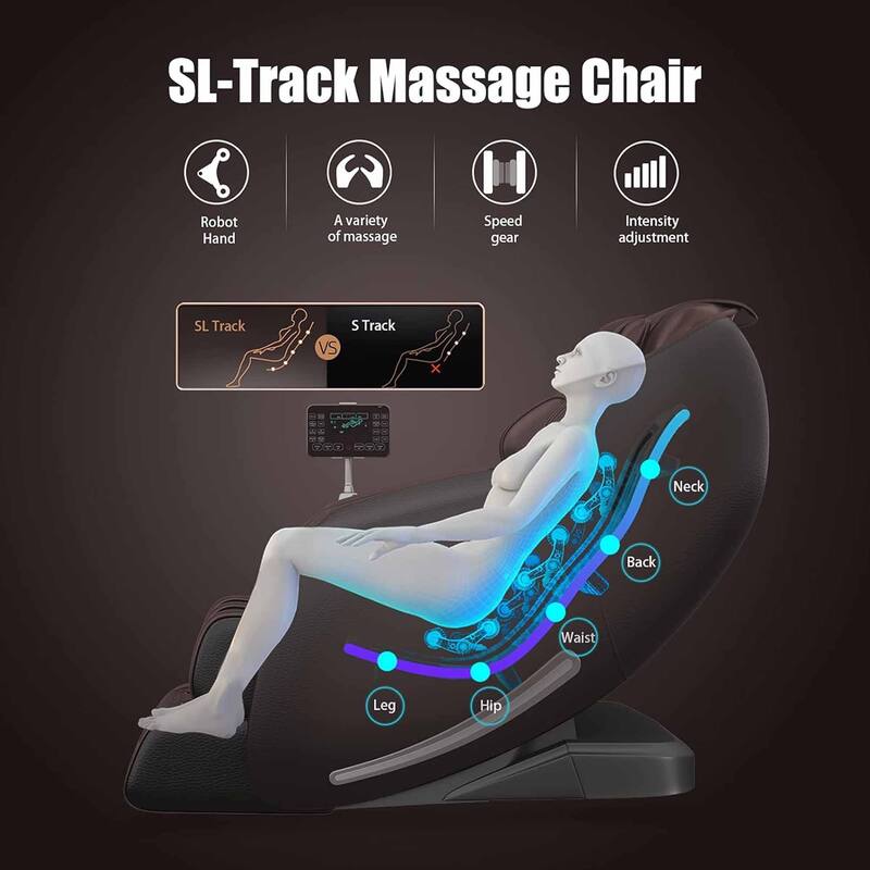 Ukuowu's Newest Massage Chair with Full Body Zero Gravity, SL Track, Body Scan and Heating