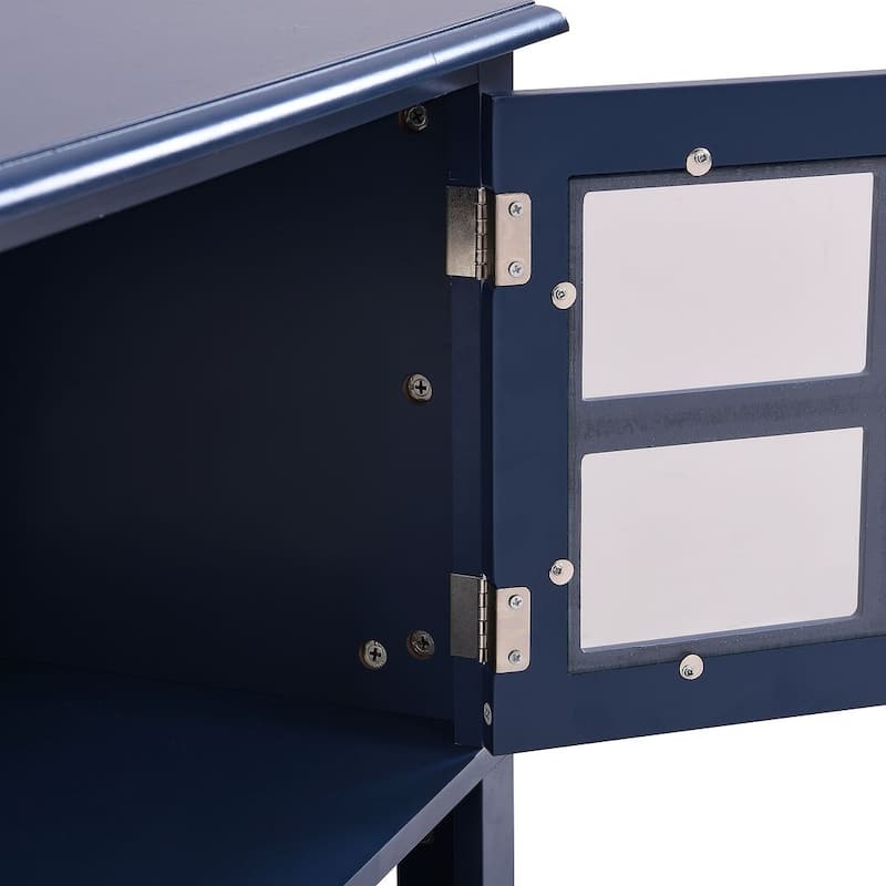 Blue Modern TV Stand for 60-inch TVs