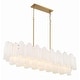 preview thumbnail 5 of 7, Crystorama Lighting Group ADD-317-WH Addis 14 Light 52" Wide Crystal