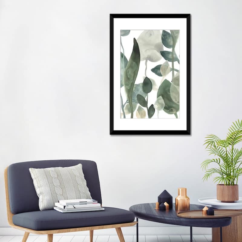 iCanvas "Water Leaves III" by June Erica Vess