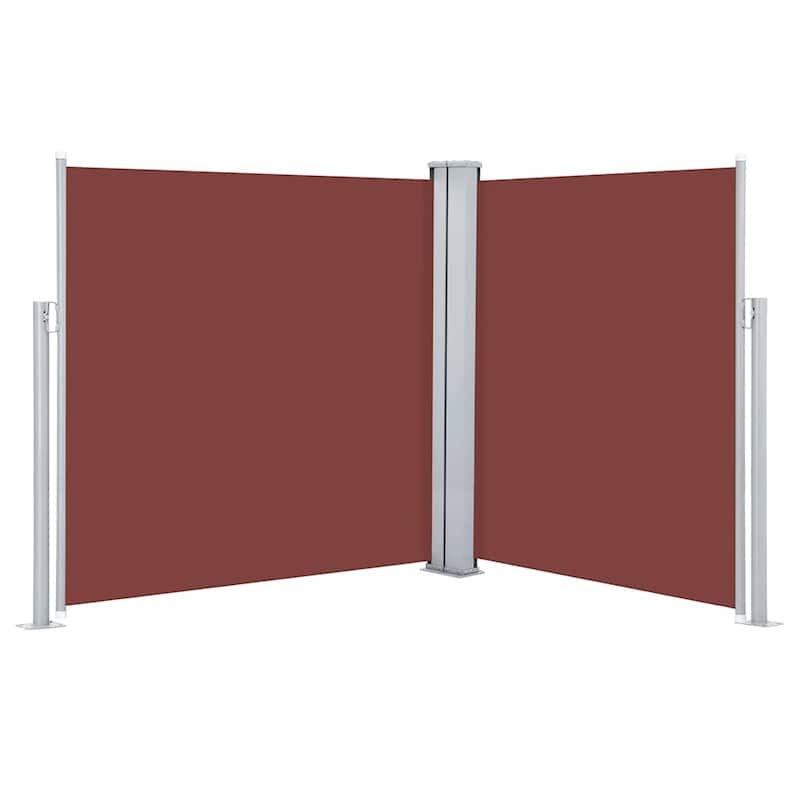 vidaXL Retractable Side Awning Folding Privacy Screen Outdoor Divider Wall