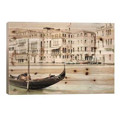 Bella Venizia Print On Wood by Lupen Grainne - Multi-Color