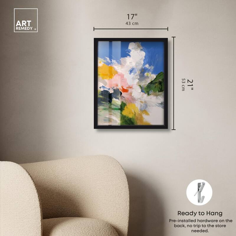Clouds and Color II Shadowbox by Art Remedy