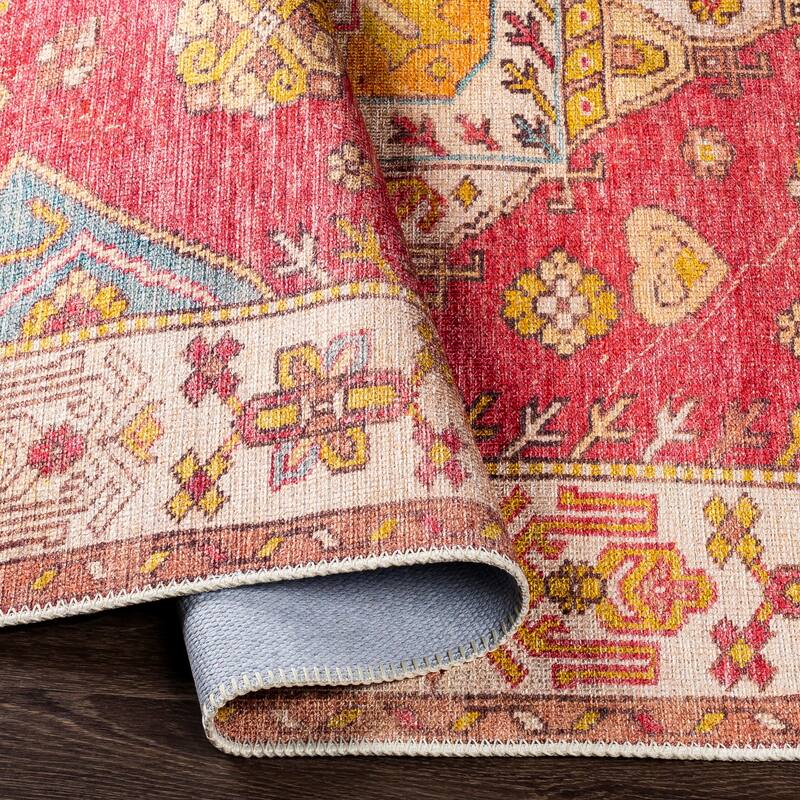 Mr. Kate Stella Persian Medallion Washable Area Rug