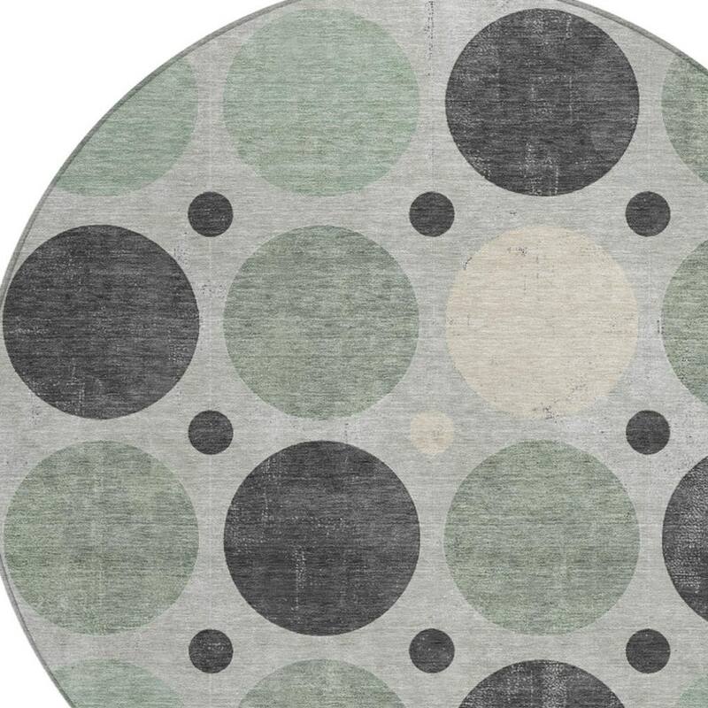 HomeRoots Geometric Transitional Rectangle Outdoor Rug