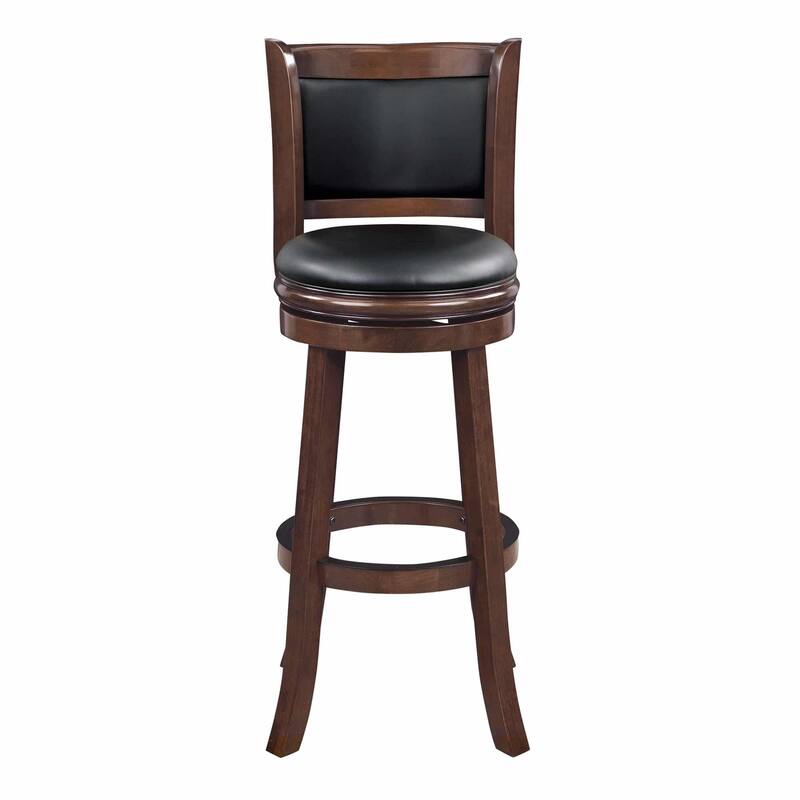 Augusta Wood Indoor Swivel Barstool