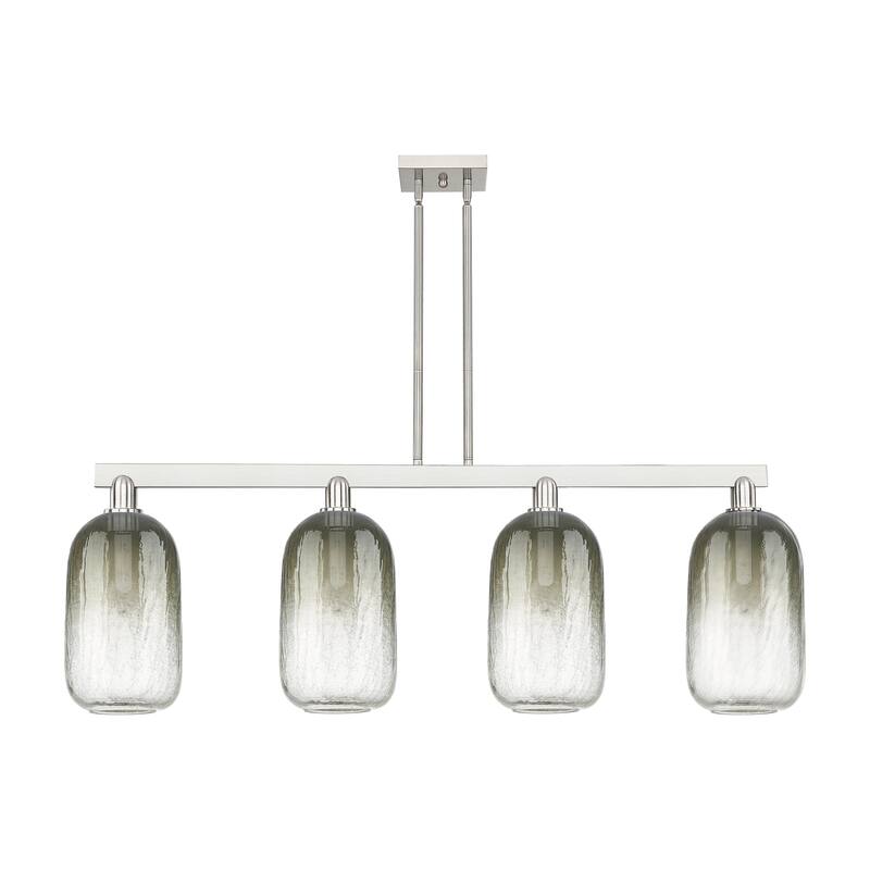 Innovations Lighting Urban Downtown - Brookhaven Cloche - 4 Light 48" Stem Hung Island Light