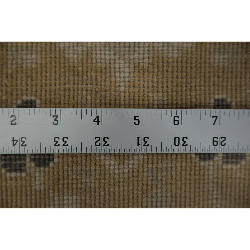 Hand Knotted Oriental 100% Wool Carpet Traditional Floral Beige & Ivories Ziegler Area Rug - 8' 4'' X 5' 11''